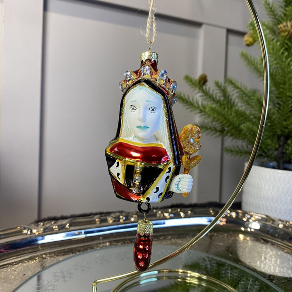 Old World Christmas Other - Old World Christmas Queen of Heart Alice Wonderful Blown Glass figural